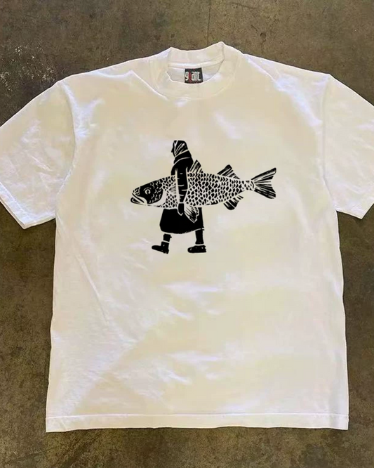 フィッシュキャリーTシャツ L0344