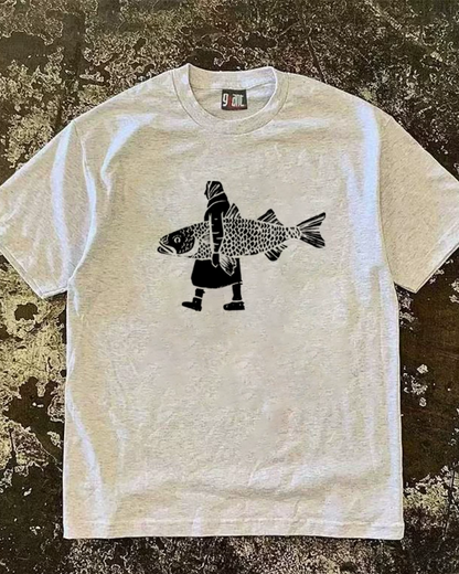 フィッシュキャリーTシャツ L0344