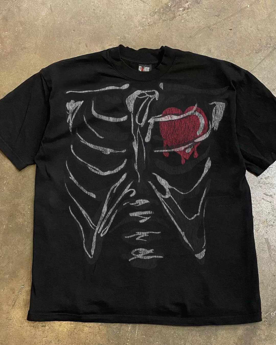 ハートボーンTシャツ L0352