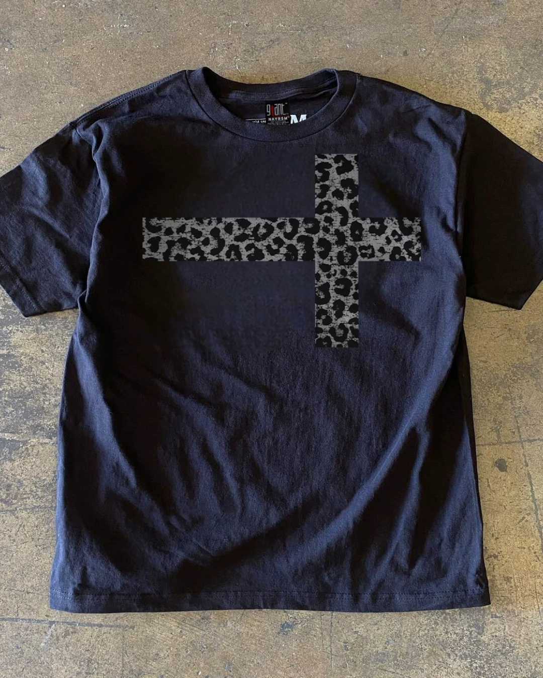 レオパードクロスTシャツ L0353