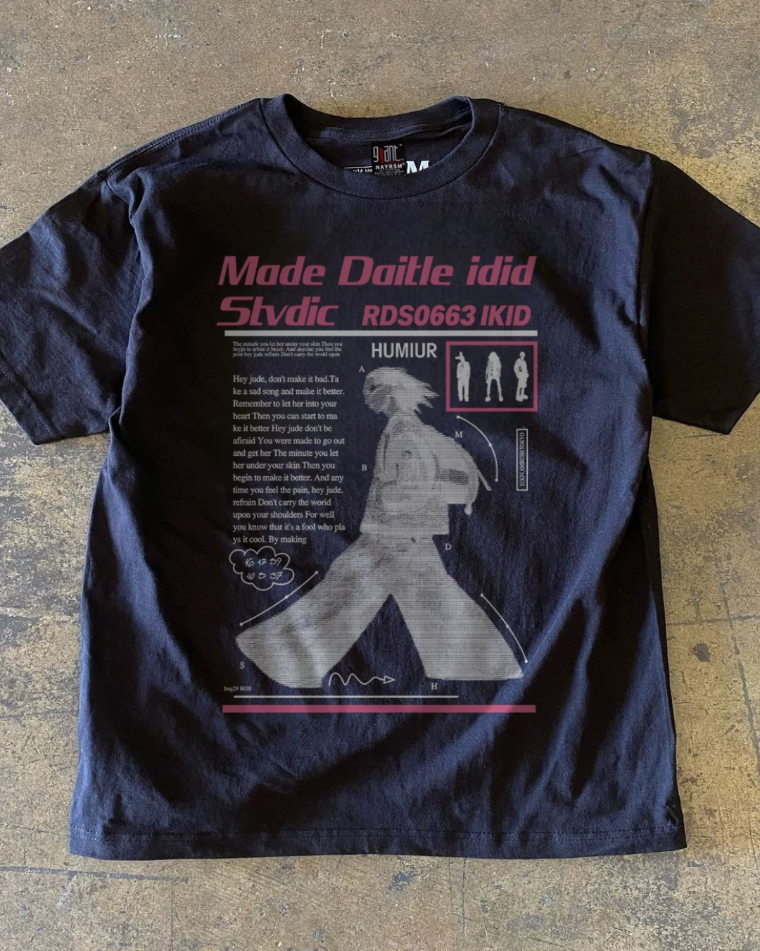 コミックヒューマンTシャツ L0355