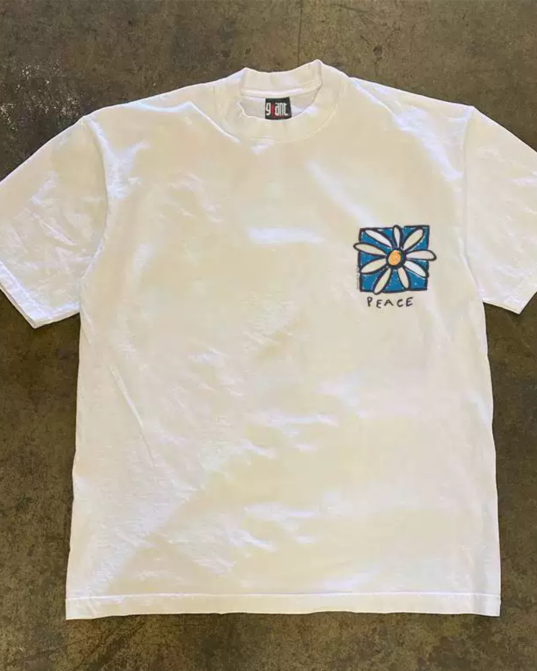 フラワーピースTシャツ L0368