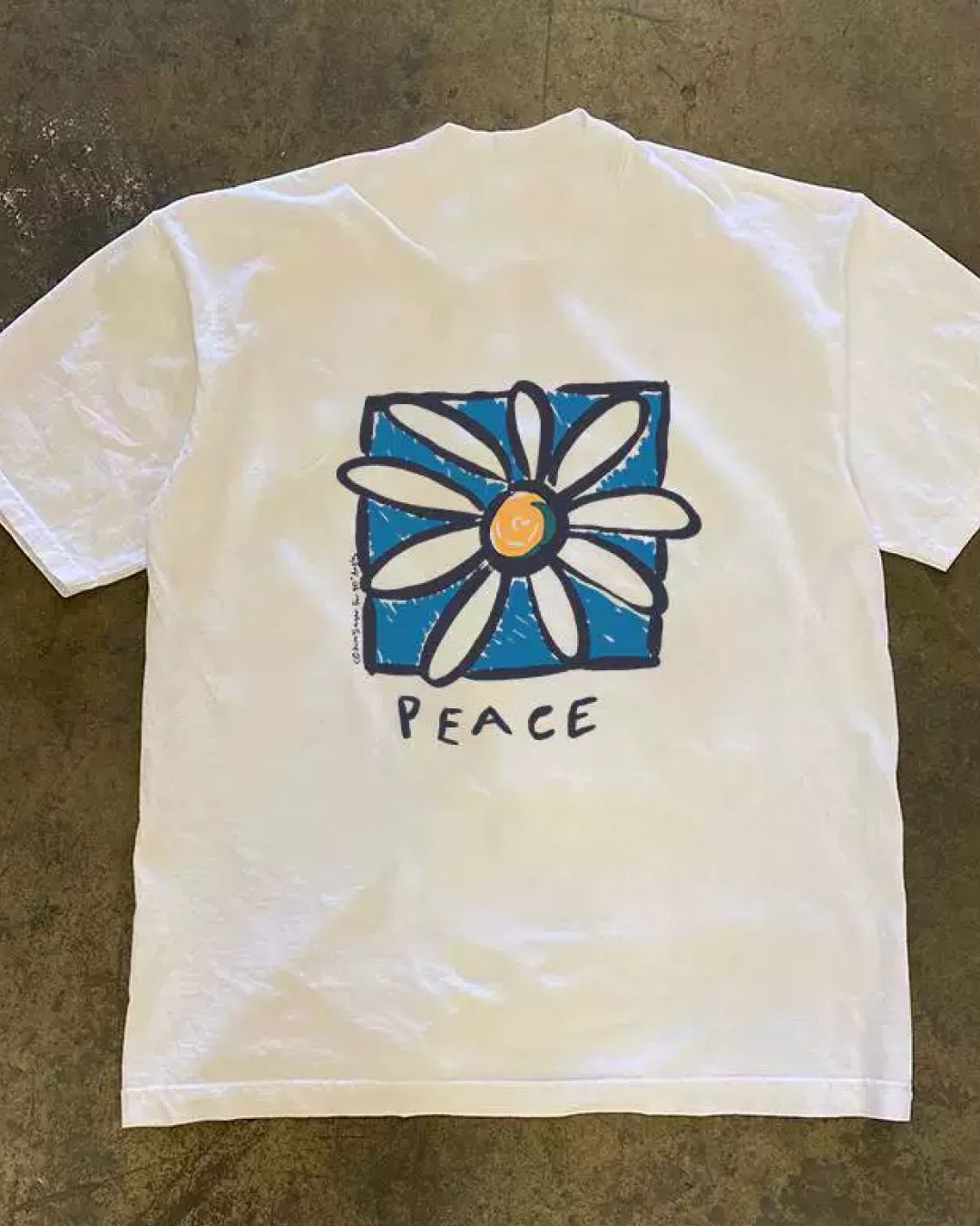 フラワーピースTシャツ L0368