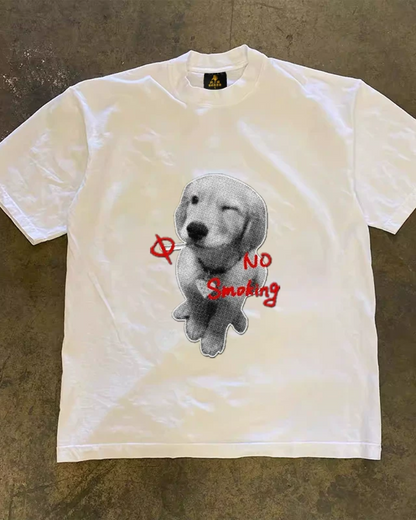 ドッグレタリングTシャツ L0385