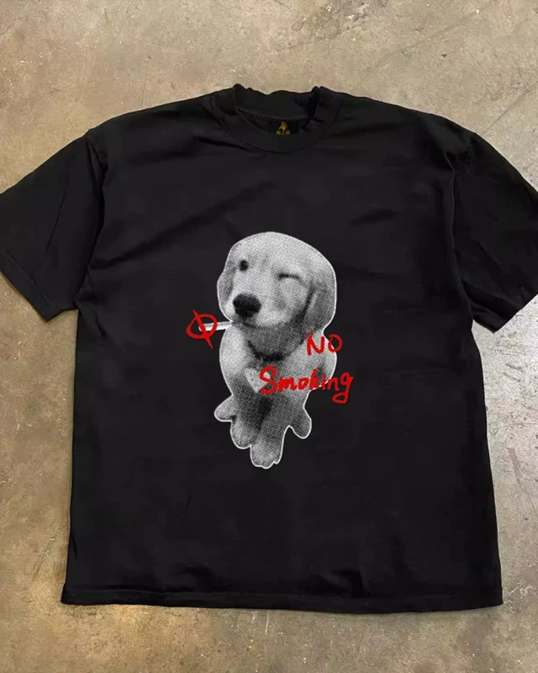 ドッグレタリングTシャツ L0385