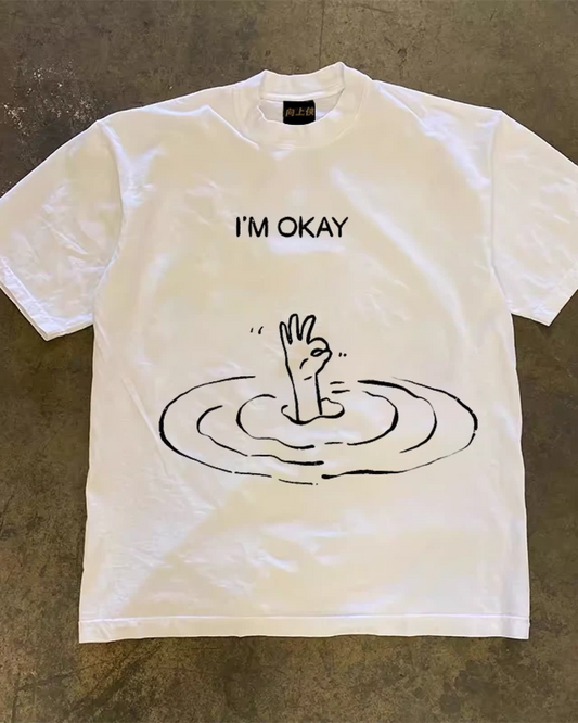 I'm Okay Tシャツ L0424