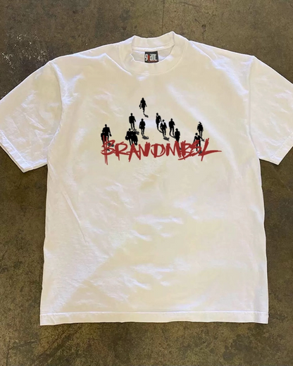 フィギュアプリントTシャツ L0427