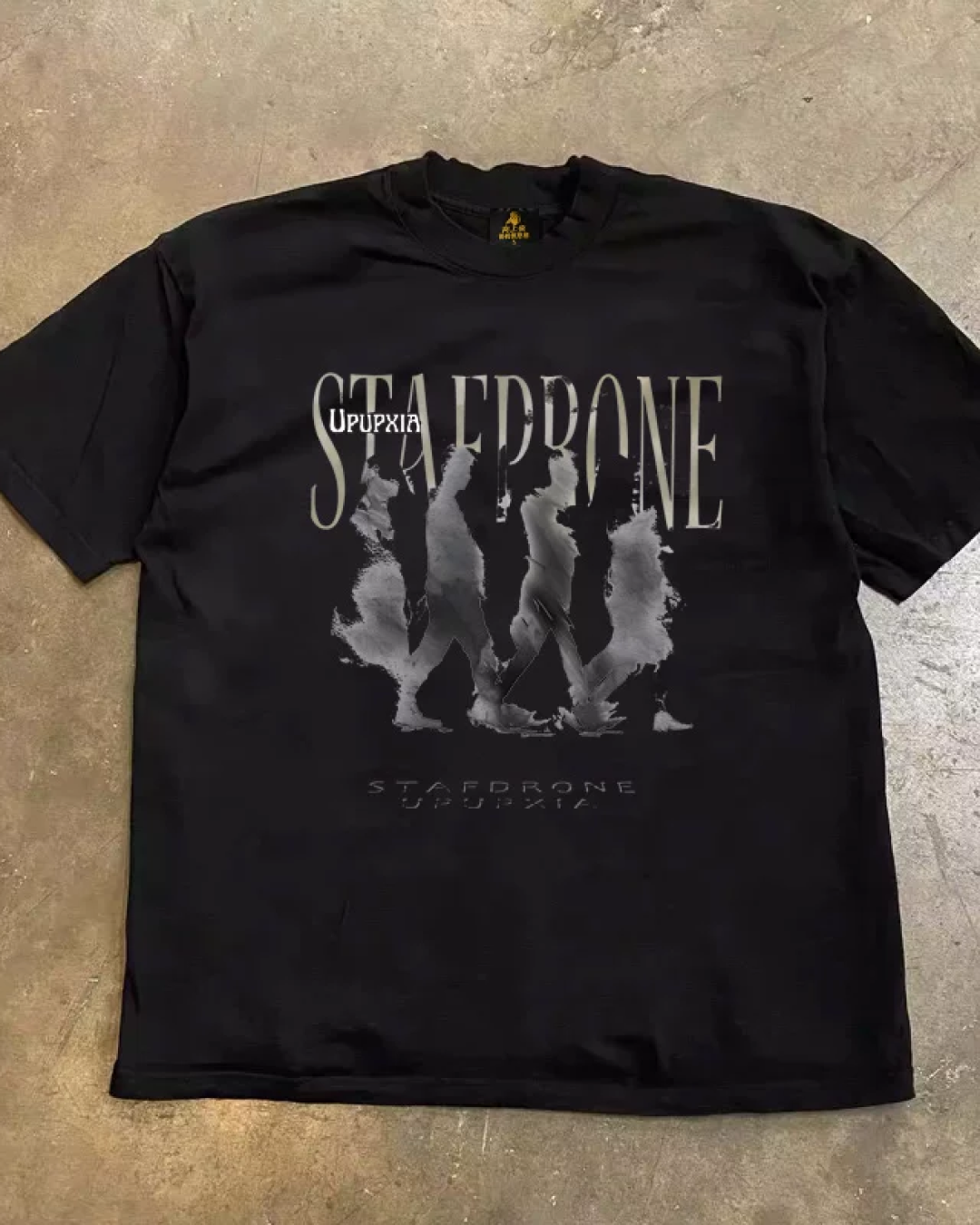シルエットレタリングTシャツ L0432