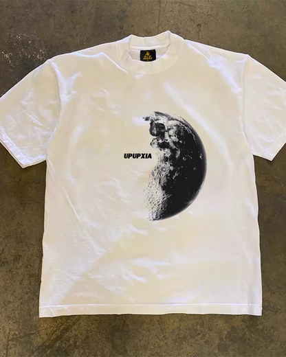 ムーンデザインTシャツ L0434