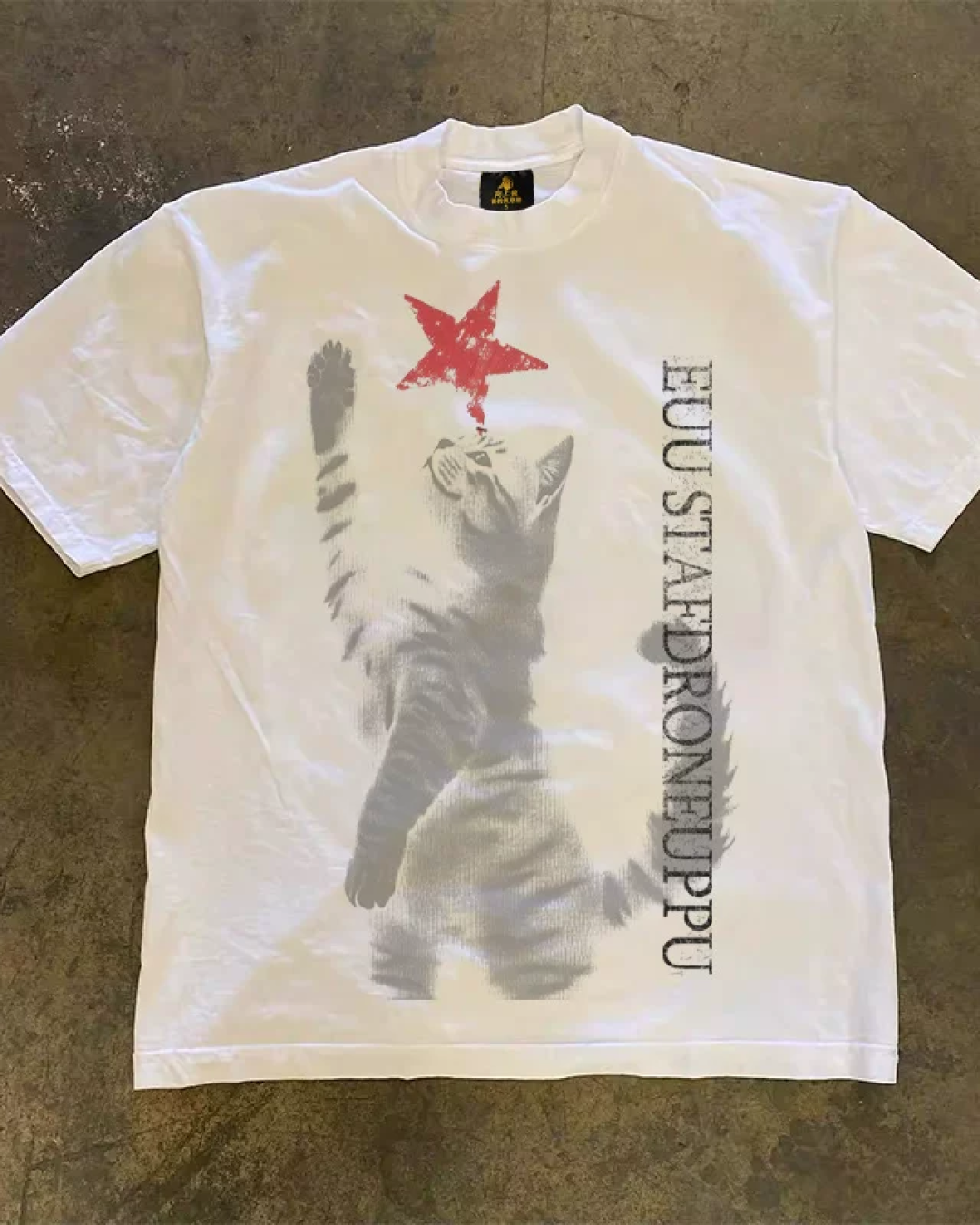 キャットスターTシャツ L0435