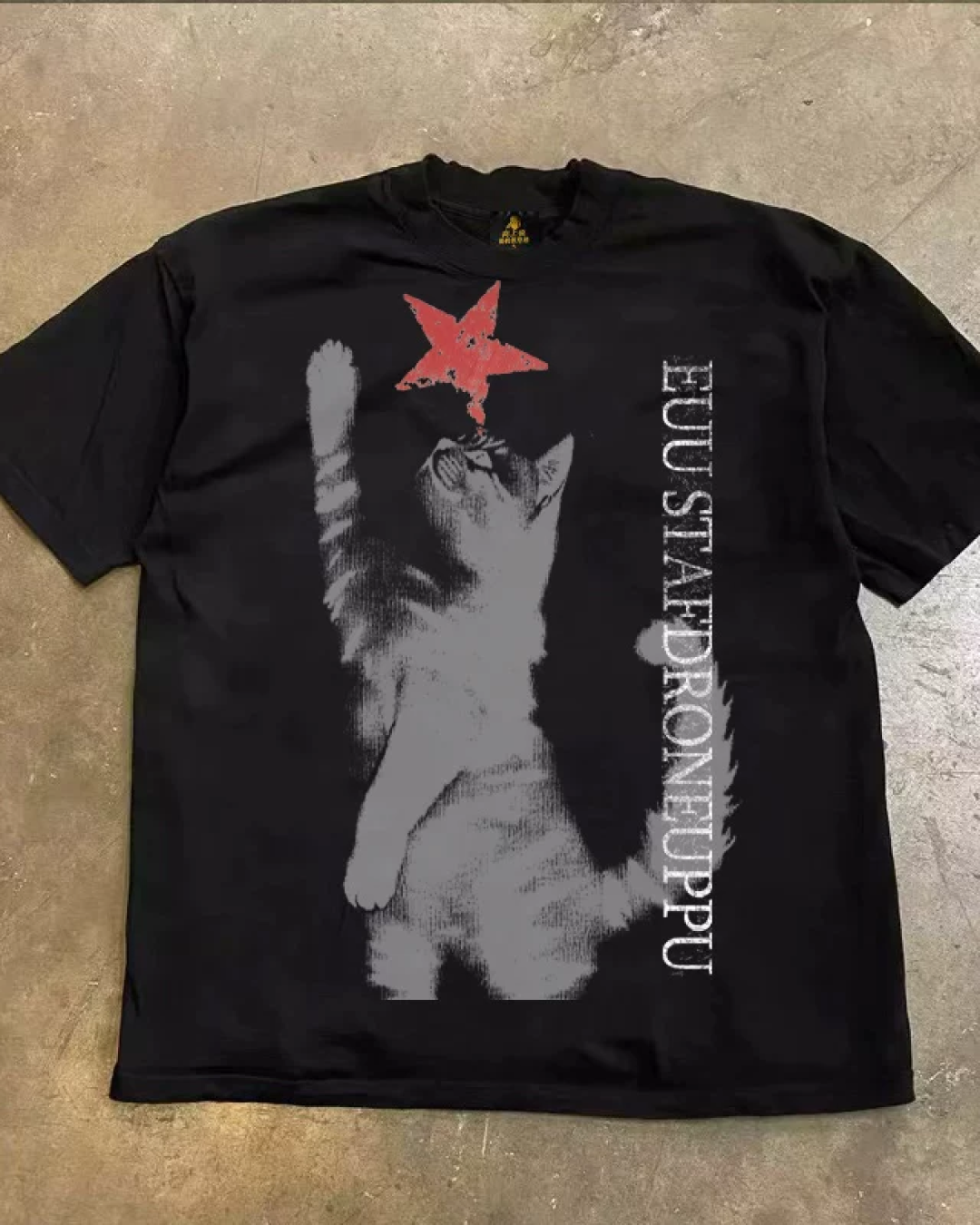 キャットスターTシャツ L0435
