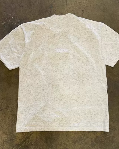 スクエアボーンプリントTシャツ L0446