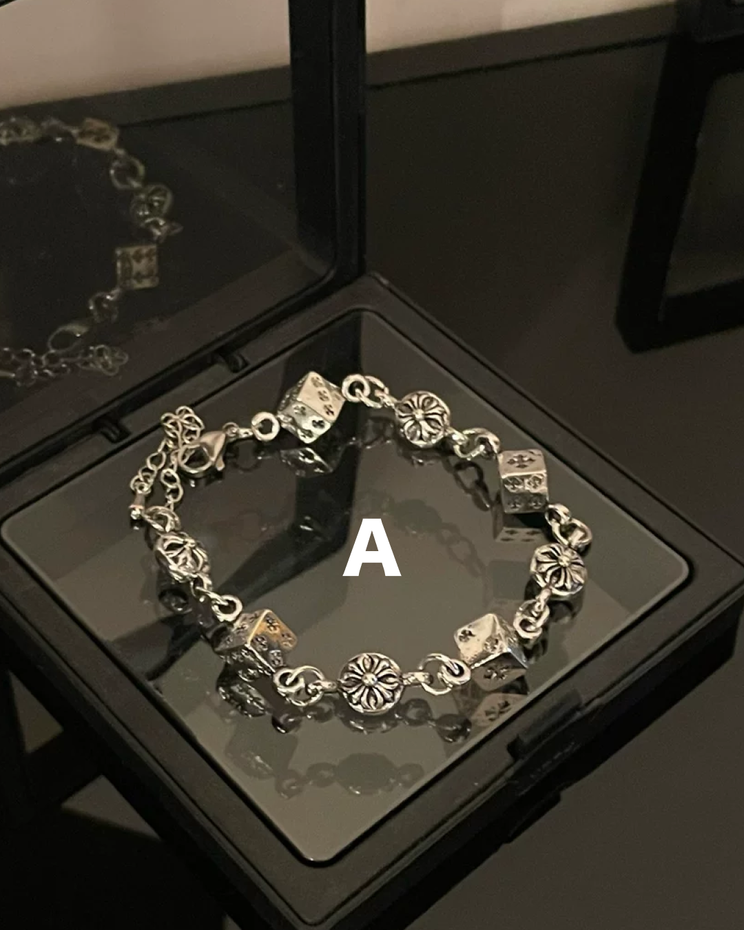 クロスシルバーブレスレット　L0451