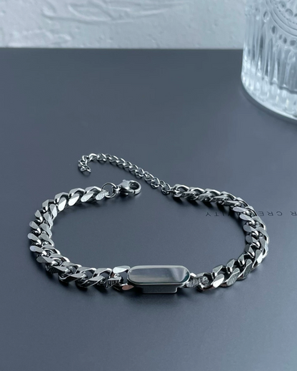 シルバープレートブレスレット　L0454