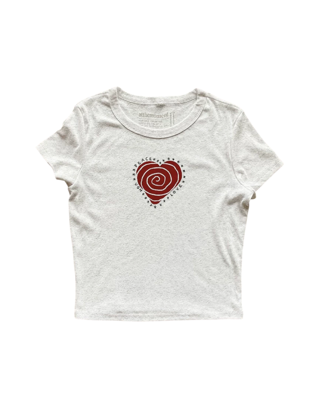 ハートサークルTシャツ L0469
