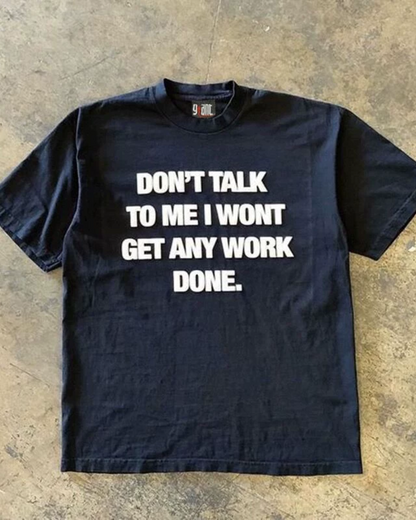 レタリングTシャツ L0490