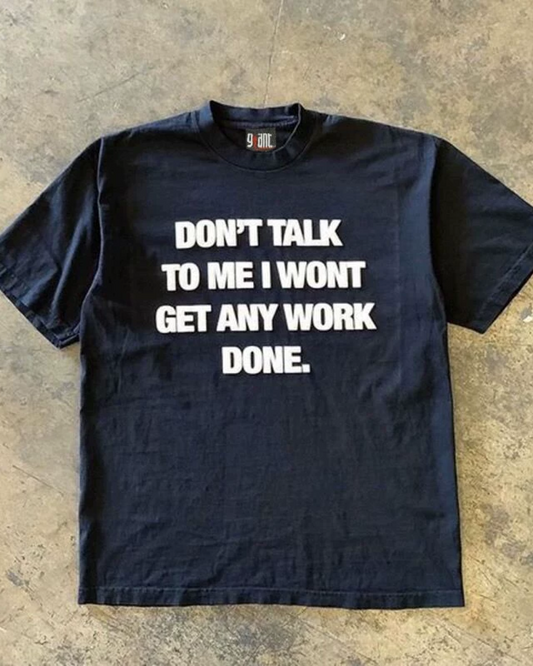 レタリングTシャツ L0490