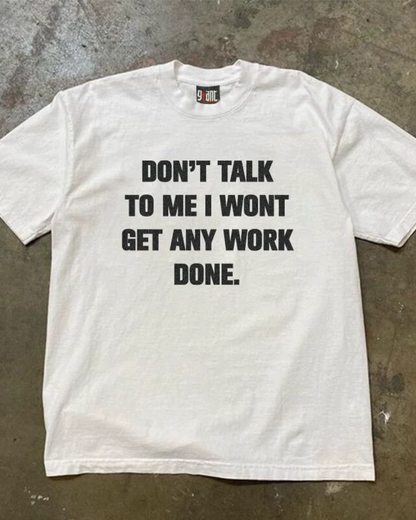 レタリングTシャツ L0490