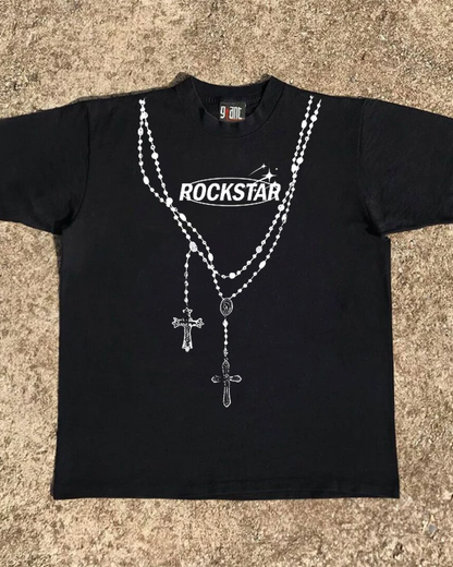 ネックレスデザインTシャツ L0491