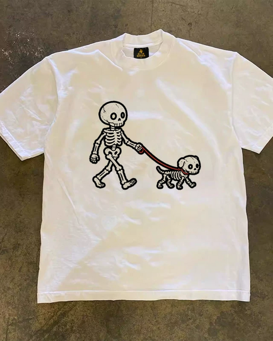 ボーンウォーキングTシャツ L0494