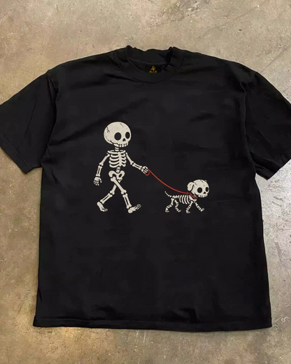 ボーンウォーキングTシャツ L0494