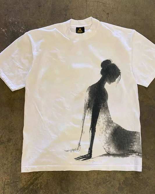 ガールシャドウTシャツ L0497