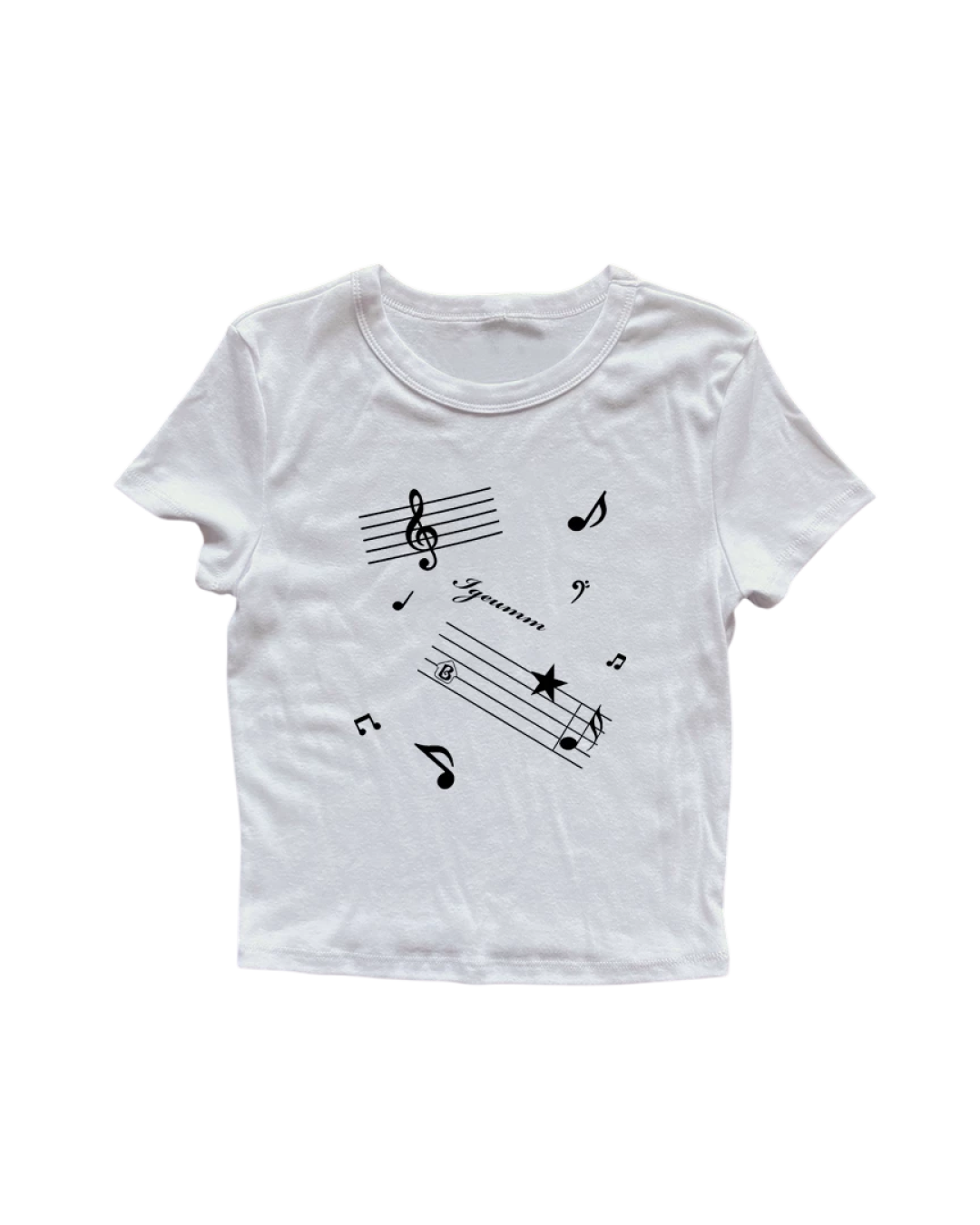 ミュージックノートTシャツ L0500