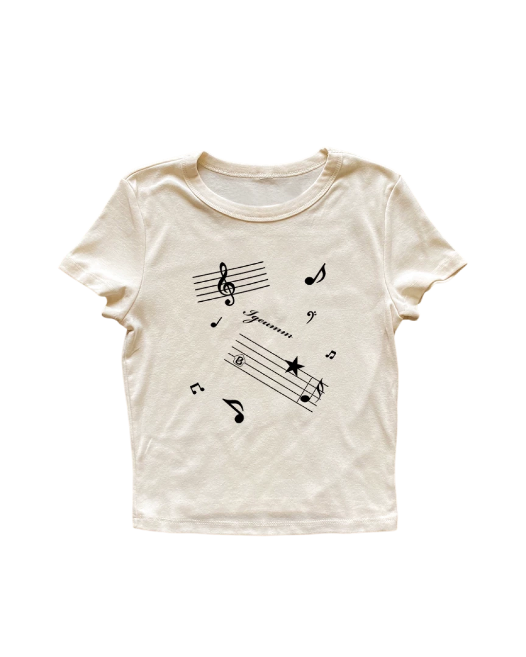 ミュージックノートTシャツ L0500