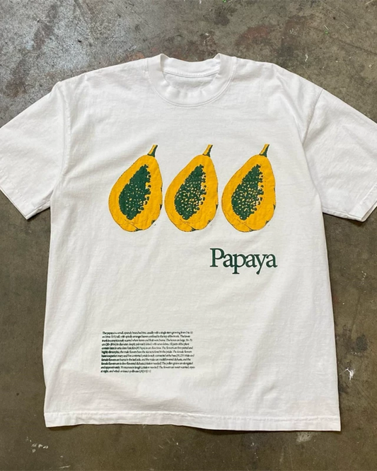パパイアデザインTシャツ L0525