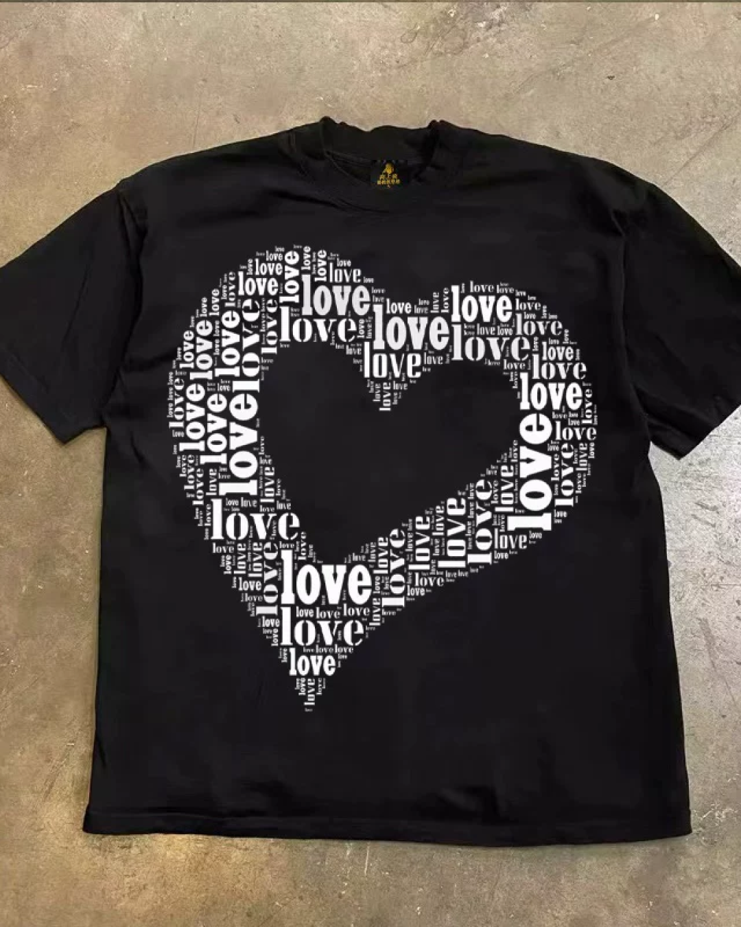 ハートラブTシャツ L0536