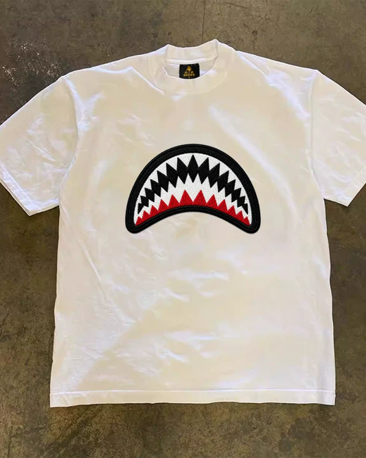 シャークマウスTシャツ L0537