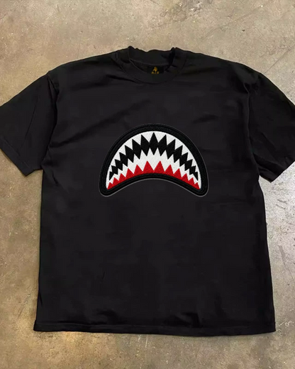 シャークマウスTシャツ L0537