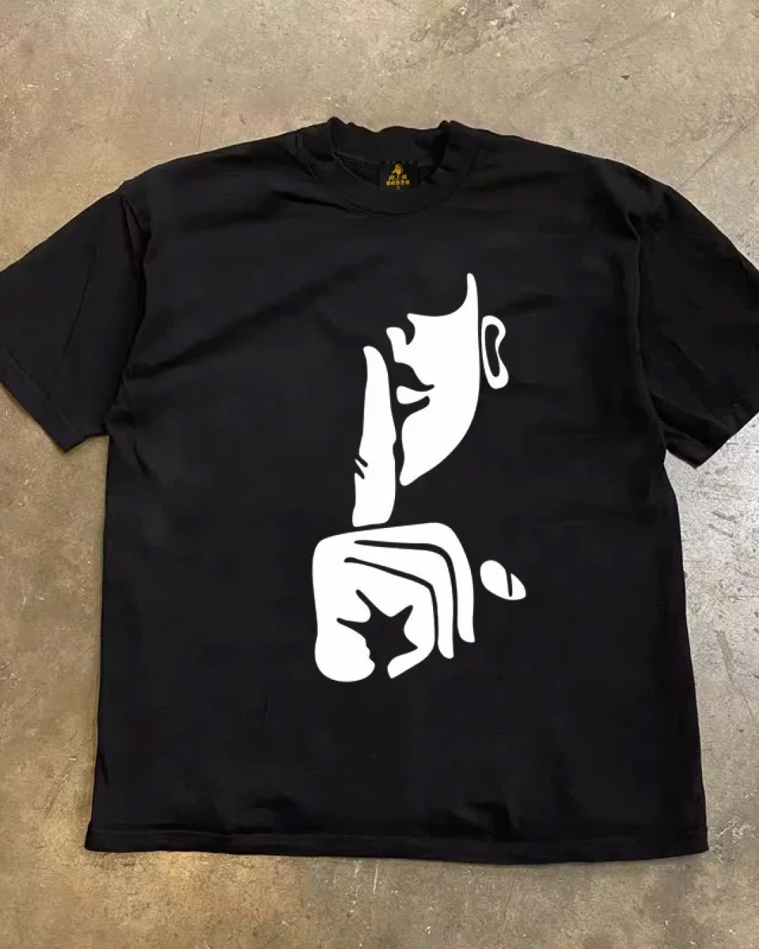 フェイスデザインTシャツ L0538