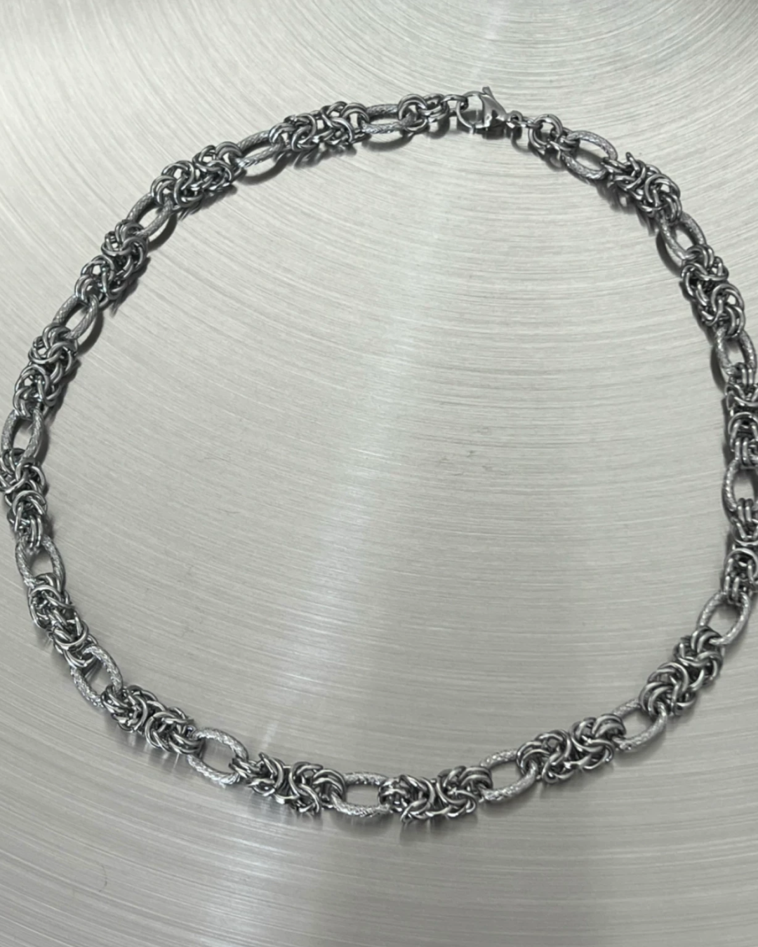 シルバーコネクトネックレス　L0546