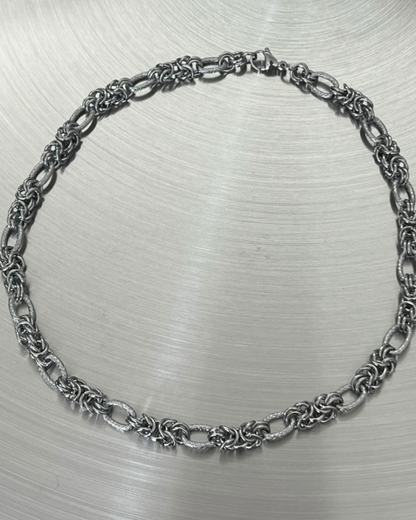 シルバーコネクトネックレス　L0546