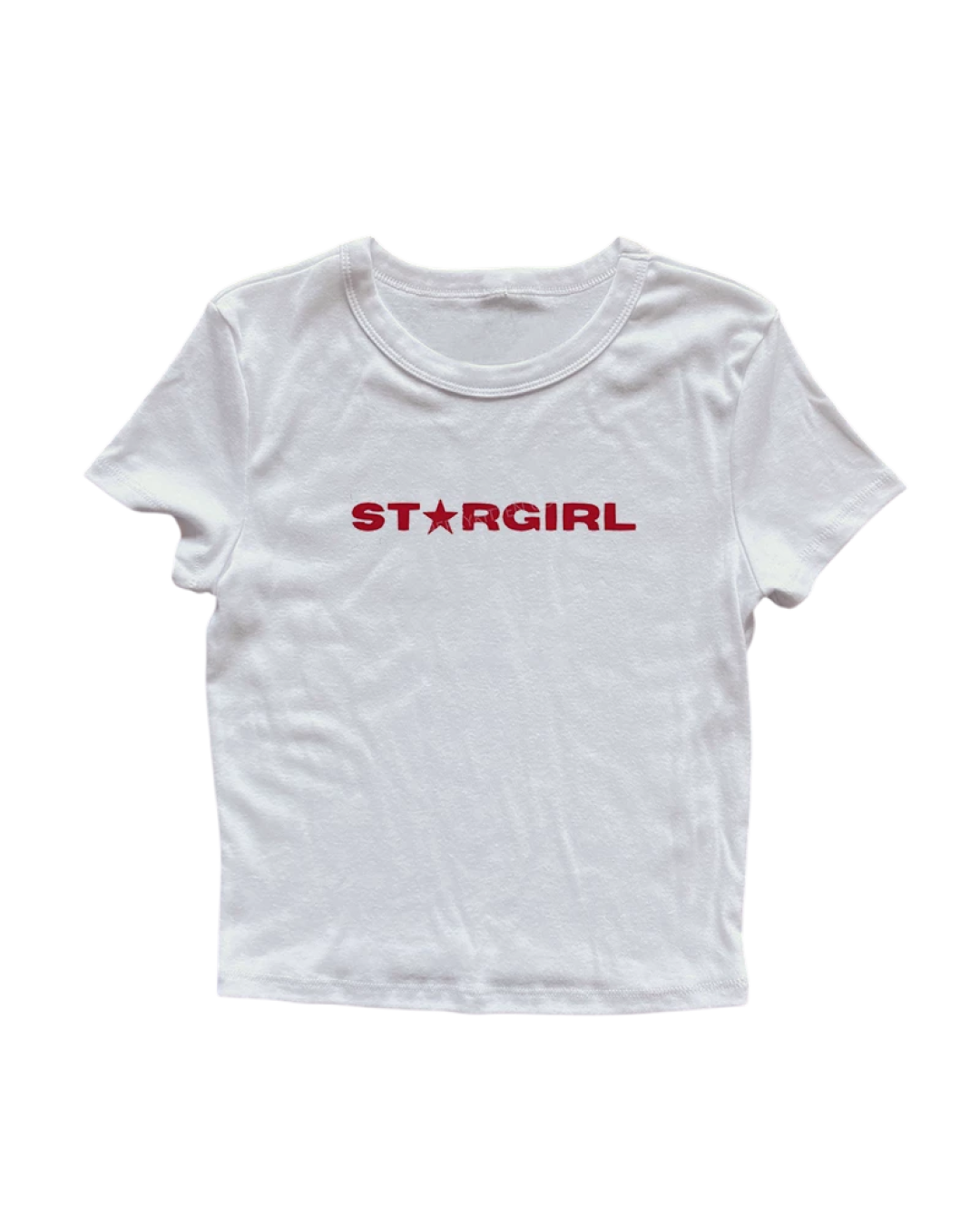 レッドレタリングTシャツ L0557