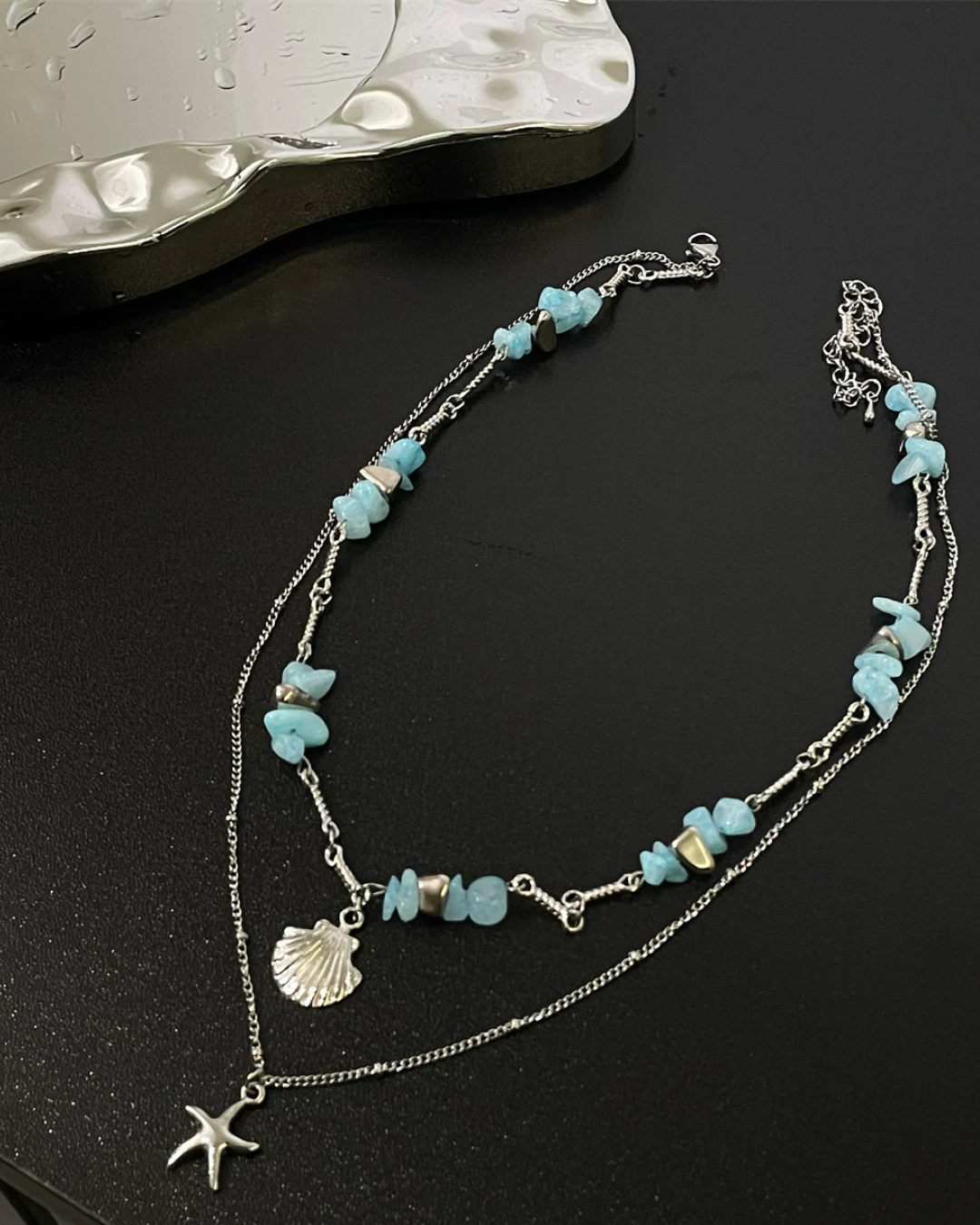 シーチャームネックレス　L0560