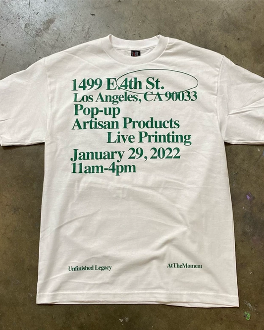 レタリングTシャツ L0573