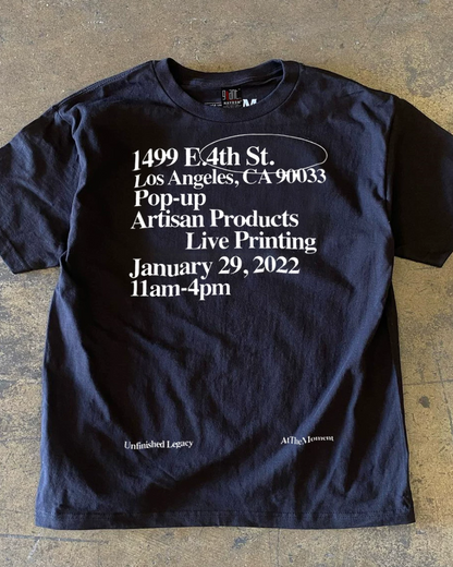 レタリングTシャツ L0573