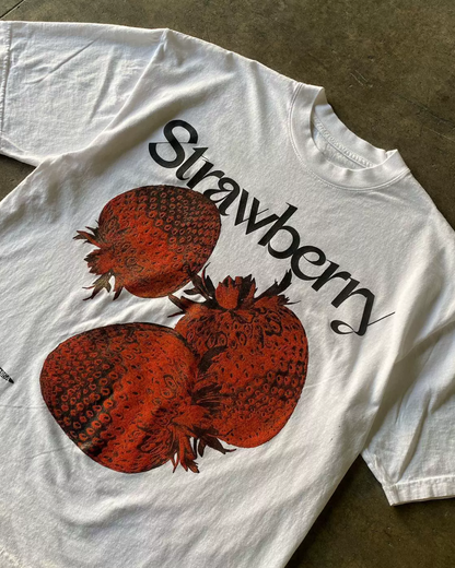 ストロベリーデザインTシャツ L0598