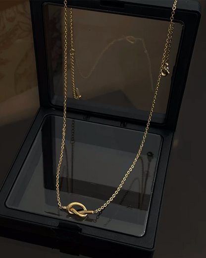 ツイストデザインネックレス　L0610