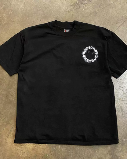 スモークサークルTシャツ L0614