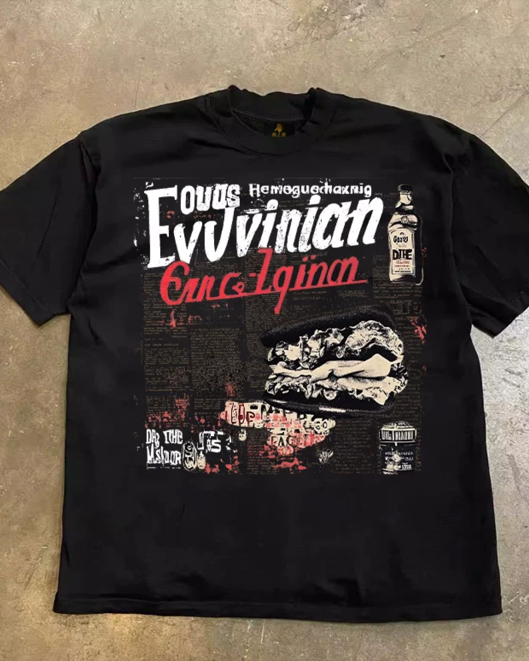 ニュースペーパーTシャツ L0616