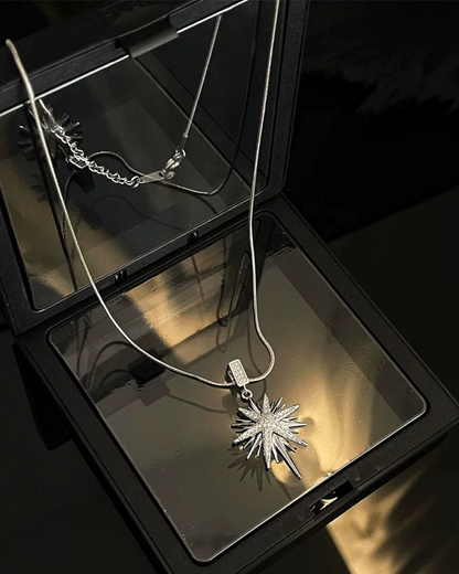 スパイキーチャームネックレス　L0621