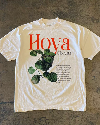 プラントカラーレタリングTシャツ L0634