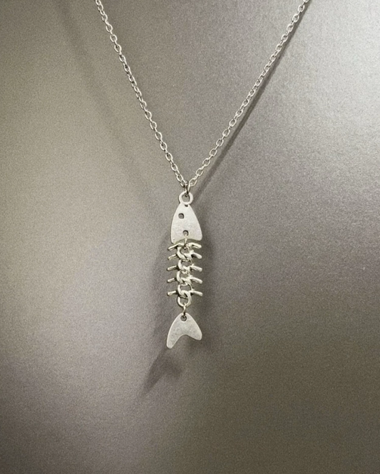 フィッシュボーンネックレス　L0645