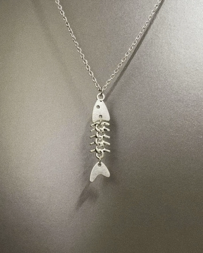 フィッシュボーンネックレス　L0645