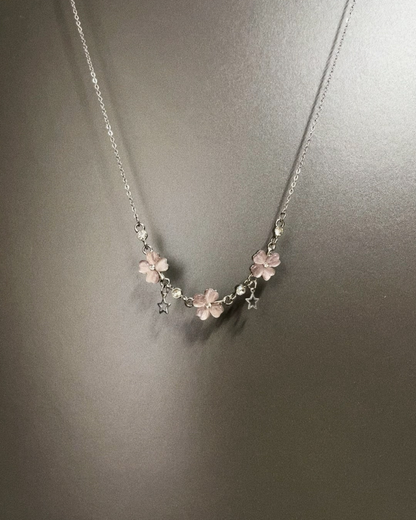 カラークローバーネックレス　L0652
