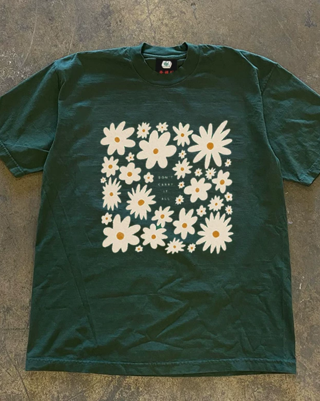 フラワーデザインTシャツ L0657