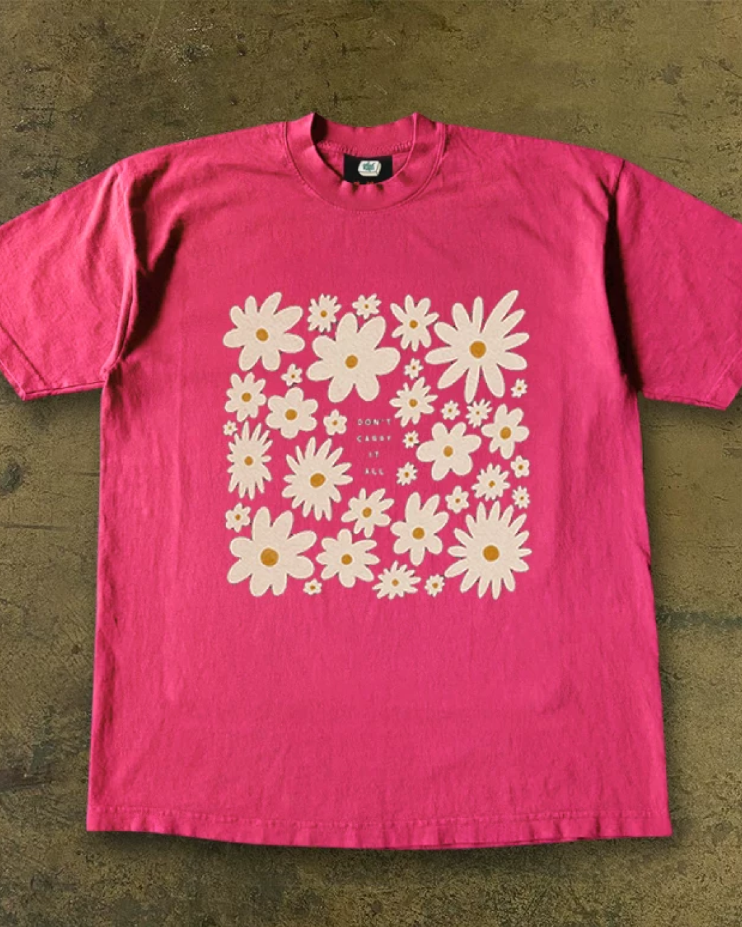 フラワーデザインTシャツ L0657